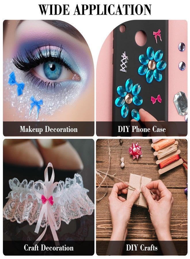 SmallCat Bowknot Silicone Nail Molds, Nail Molds for Nail Art, Bow Nail Charm Molds, Nail Art Molds 3D Silicone for Gel Manicure Decorations Accessories DIY Nail Supplies (1 Pcs) - Image 4